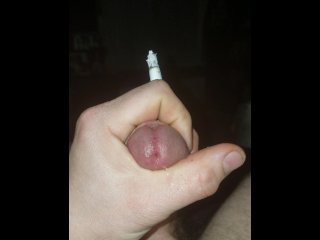 Smoking masturbation