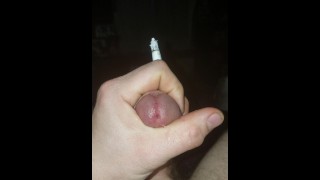 Smoking masturbation