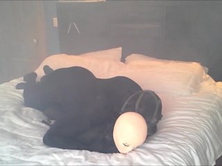 black masked spandex humps masked orca dummy part 2