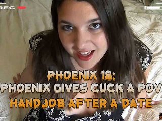 Phoenix Tells You About Her Date with a Bull while giving you a Handjob