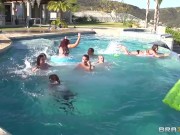 Preview 6 of Spring break orgy party - Brazzers