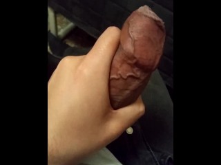 POPPING MY BIG COCK VEINS