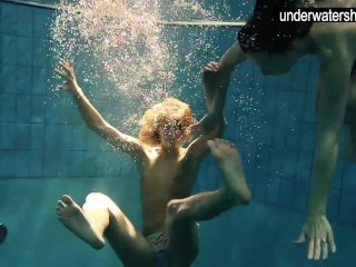 Two Sexy Amateurs Showing_Their Bodies Off Under Water