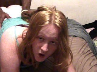 red head, pov from the side, exclusive, daughter destruction