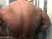 Preview 4 of Hot Muscle Men flexing and Showing their Cock and Ass