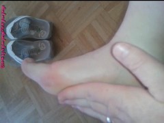 Barefoot in toe separator ** Flip Flops **