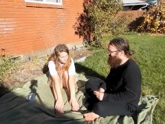 Backyard Belching - Screenshot 7 of 16 - Brunette