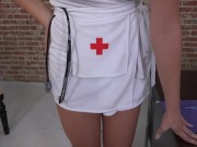 Preview 2 of New Nurse at the Sperm Bank - Kylie Sinner