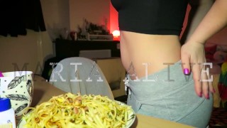 STUFFING CHINESE FOODN 3000 CAL Clips4Sale 105714