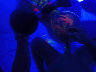 SecretCrush - Succubus POV Fucking & Blowjob Covers Ass InUV Body Paint