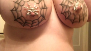 Tit Massage By Spider-Man