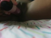 Preview 1 of Cumming so hard on my vibrator