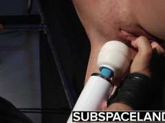 BDSM Hardcore fuck for nasty cum craving teen slave tied up and fucked