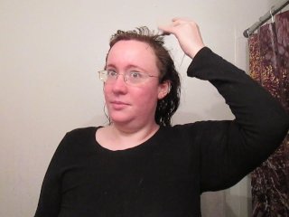 Hair Journal: Combing Long Curly Strawberry Blonde Hair - Week 18 (ASMR)