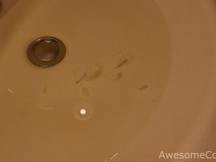 Electric Toothbrush Vibrator and Cum Without Touching on water 1080p HD