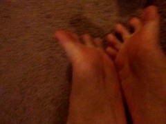 First Sick Tease - Sloppy Spit gets Soles Wet
