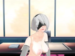 2B [MMD] - Screenshot 16 of 16 - 2b