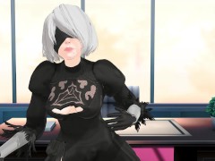 2B [MMD] - Screenshot 3 of 16 - Mmd