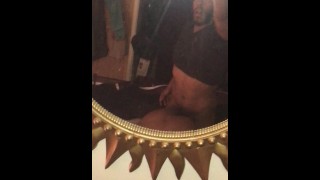 Horny Spanish teen cums on fat cock