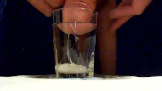Mein Sperma Im Wasser, Tolle Cumshots Und Masturbation A
