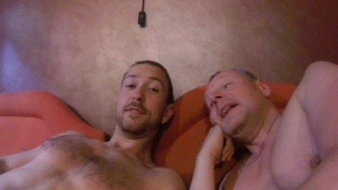 Boy Sucking Daddy DILF, 2 Cumshots in Montenegro