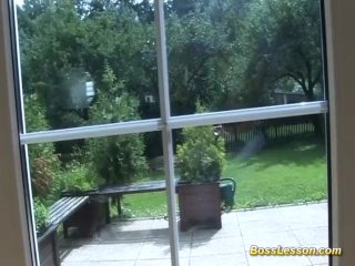 cute redhead teens first anal lesson