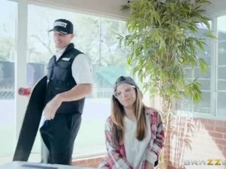 Cop pounds sexy skater girl Nina North - Brazzers