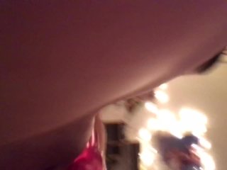 Jess fucks her ass with pink dildo while Sid