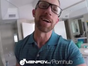 Preview 4 of MenPOV Boyfriend Colt Rivers welcome home fuck with Tony Shore