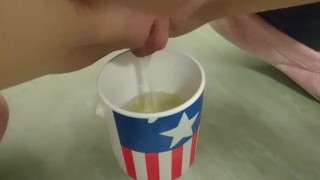 Tea Is Ready Sir Pee In A Cup