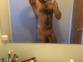 bathroom, masturbate, public masturbation, hairy