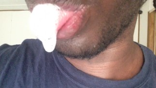 My drooling tongue vid 2 for that day...