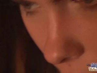 Teen Fucked in the sauna room gives a blowjob sucks old cock