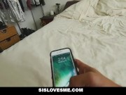 Preview 1 of SisLovesMe - Found My Slutty Step Sisters Sex Tape