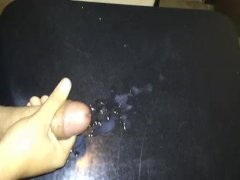 Solo Jerking Off Huge Load of Cum, Cum Fountain, Lots of Cum