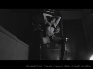 Bruninha Fitness, brazilian, high heels teen, submissive woman