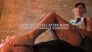 Magali's Feet After Work - www.c4s.com/8983/17751088