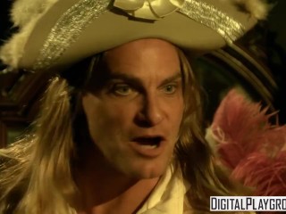 Screen Capture of Video Titled: Classic Pirates 2: Jesse Jane and Belladonna in hot rough lesbian sex
