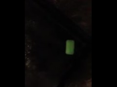 Peeing on a bar of soap