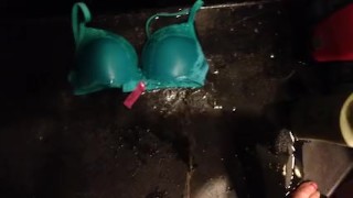 A pissed on bra