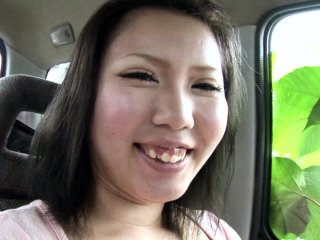 Adorable Japanese MILF enjoys a pussy full of cum