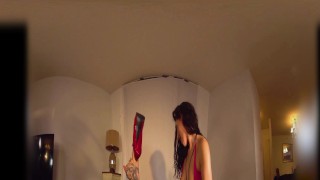 Two Teen Escorts Fuck Double Ended Dildo For You POV VR