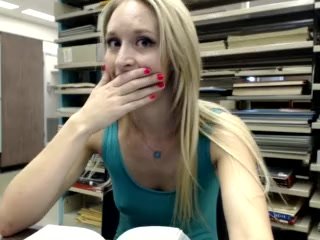 Ginger Banks almost Caught Naked in the Library