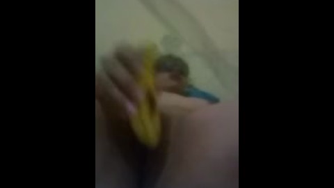 Cogiendome la banana