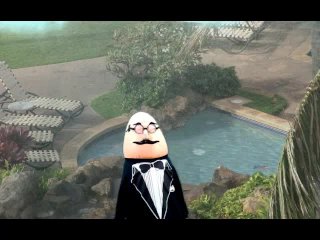 Tiny Slut Bounces on World's Biggest Cock! Sensual extravaganza at poolside