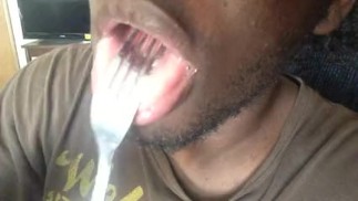 My beautiful drooling and spitting tongue 6... for that day. kiss me...