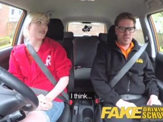 Fake Driving School Back Seat Pussy Squirting and_Creampie for ArtStudent