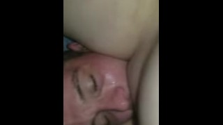 Girlfriend Fucks My Face Until She Squirts After Pissing In My Mouth