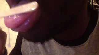 My tongue drooling full video...