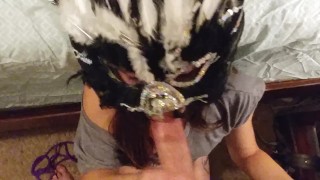 Husband gets Butt Plug then Cums in Wifes Mouth